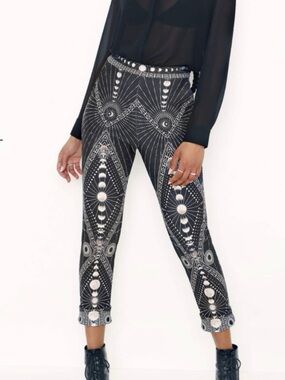 Blackmilk Moon Phases Cuffed Pants from Time Capsule RARE